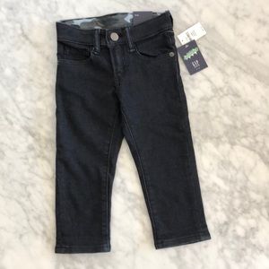 NWT TODDLER 2 SLIM JEANS DARK BLUE